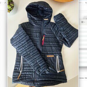 Faction Ski Women's Boyd Down Puffer Jacket Lab Series - Medium, Midnight Blue